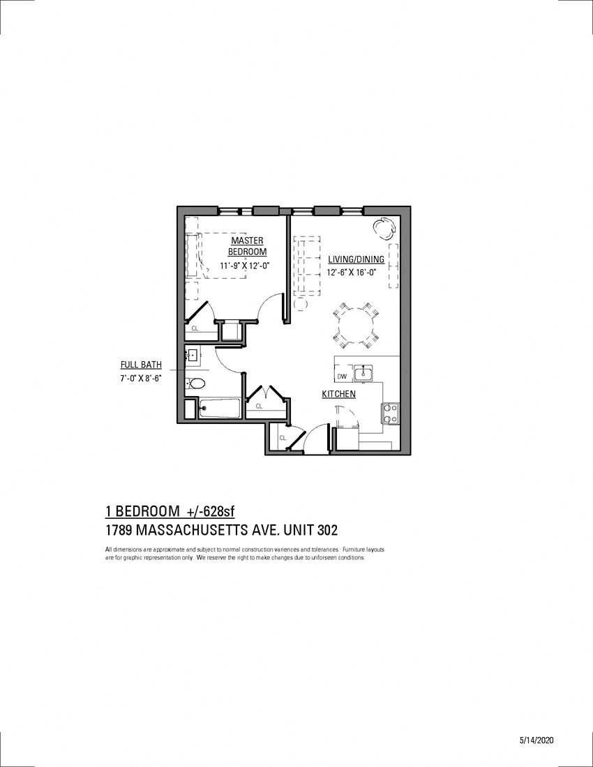 1789 MASSACHUSETTS, UNIT 302